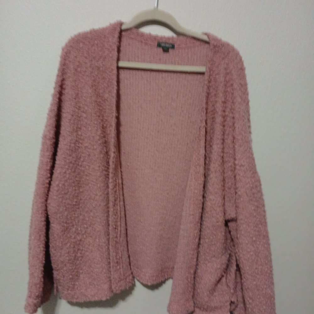 Wild Fable Pink Open-Front Cardigan